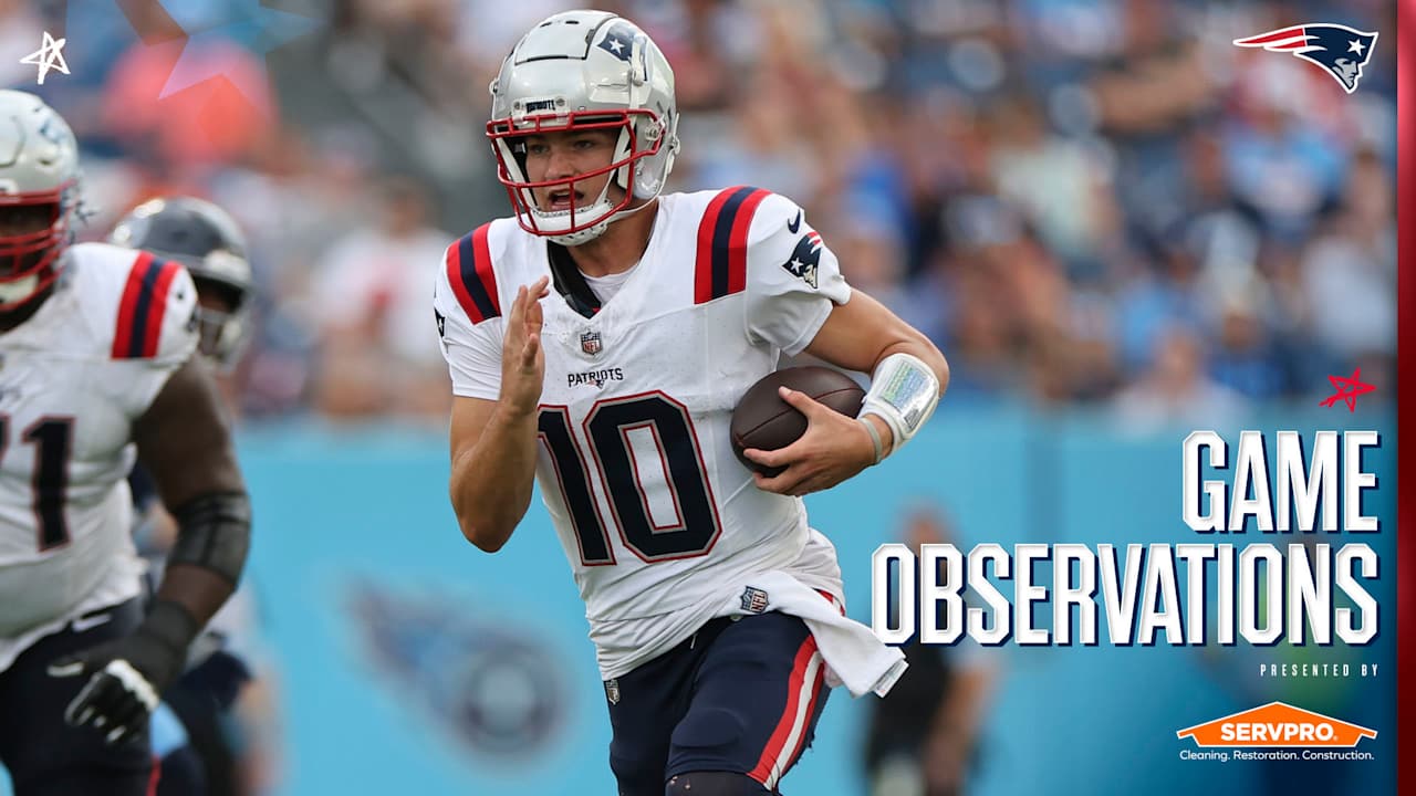 Game Observations: Eight Takeaways From the Patriots Overtime Loss to the Titans in Week 9