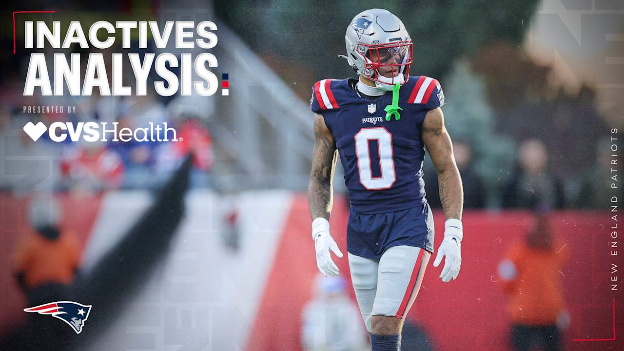 Inactives Analysis: CB Christian Gonzalez Among Eight Questionable Patriots Who Are Officially Active for Sunday's Game vs. the Dolphins