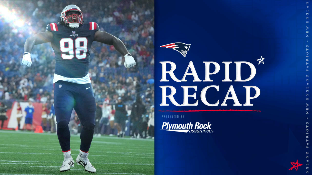 Rapid Recap: Patriots Grind Out Preseason Win vs. Panthers