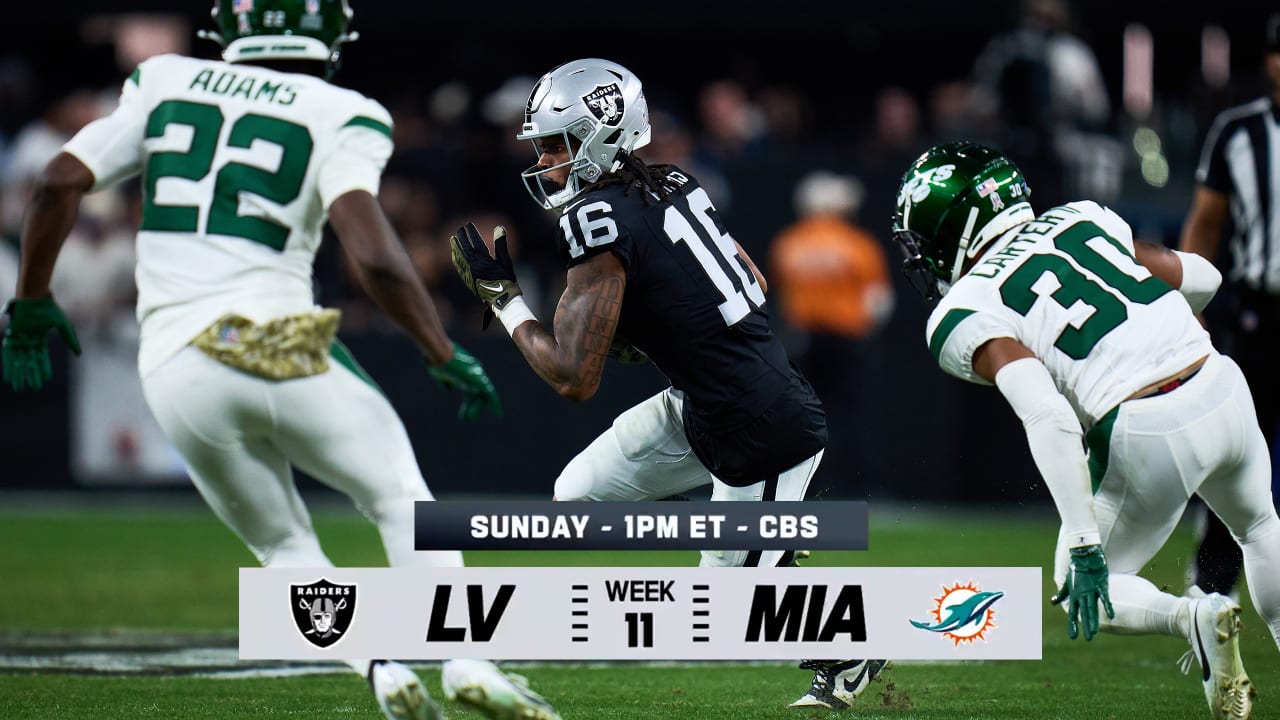 NFLN Raiders vs. Dolphins preview Week 11