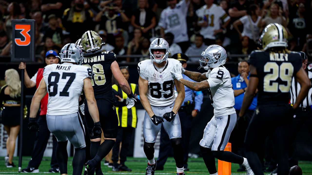 Raiders 2026 Week 3 Highlights vs. New Orleans Saints | Brock Bowers ...