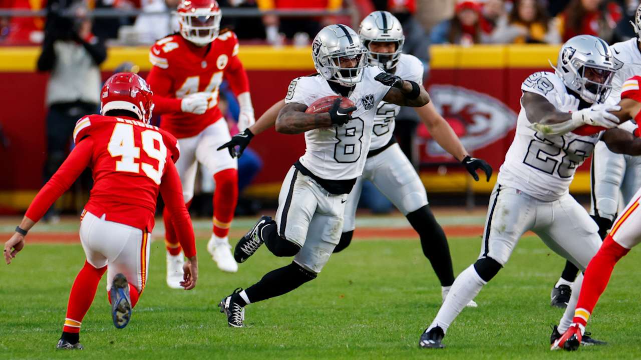 Raiders 2024 Week 13 Highlights vs. Kansas City Chiefs Ameer Abdullah