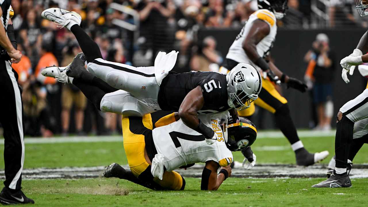 Raiders 2024 Week 6 Highlights vs. Steelers Divine Deablo sacks