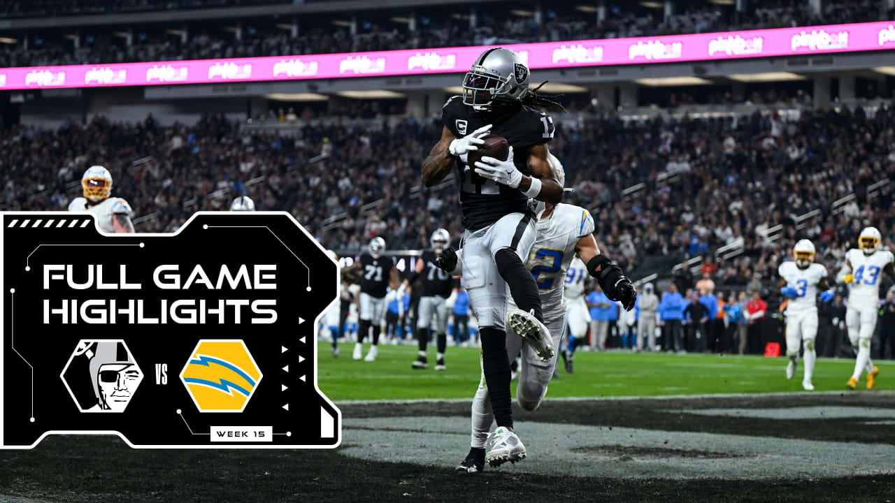 Raiders 2023 Week 15 Highlights vs. Chargers Full game highlights