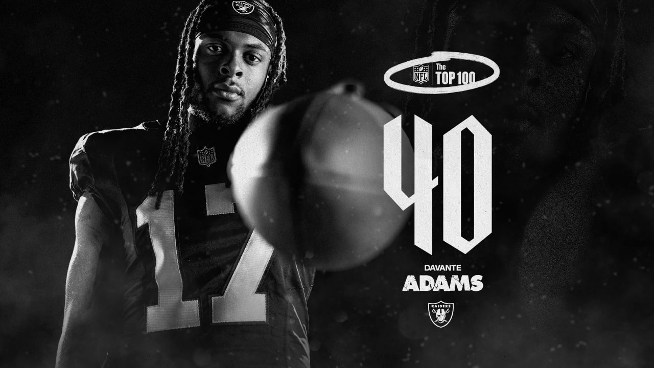 Davante Adams lands at No. 40 on the NFL’s Top 100 Players of 2024 list