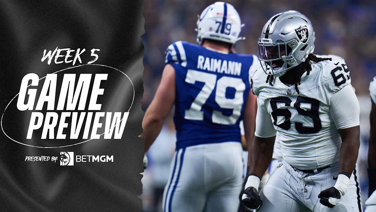 Game Preview: Raiders set their sights on the Indianapolis Colts
