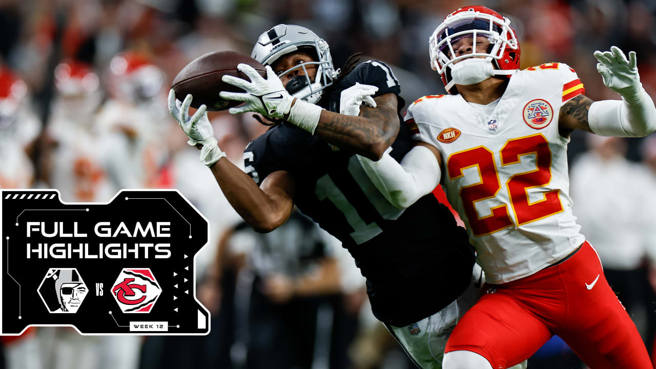 Raiders 2023 Week 12 Highlights vs. Chiefs Full game highlights from