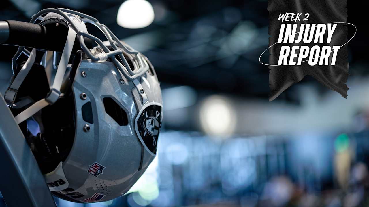 Raiders-Chargers Week 2 Injury Report – Raiders.com