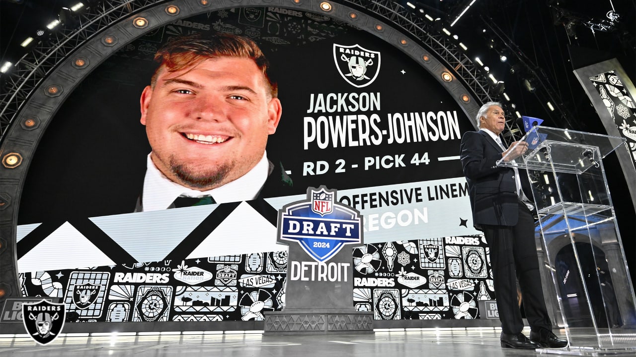 Jackson Powers-Johnson is a Raider - 44th pick | 2024 NFL Draft