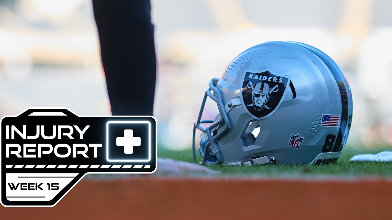 RaidersChargers Week 15 Injury Report Kolton Miller and Andre James