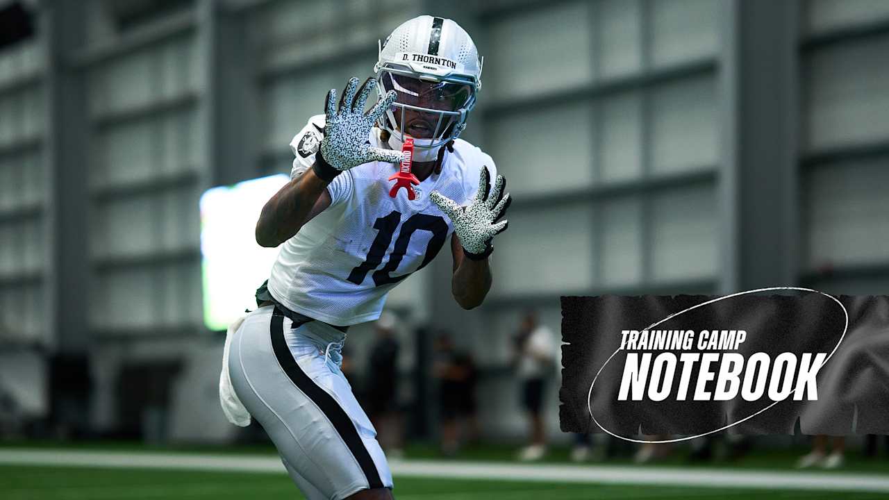 Training Camp Notebook 8/4: Rookie speedsters gaining momentum in all three phases – Raiders.com