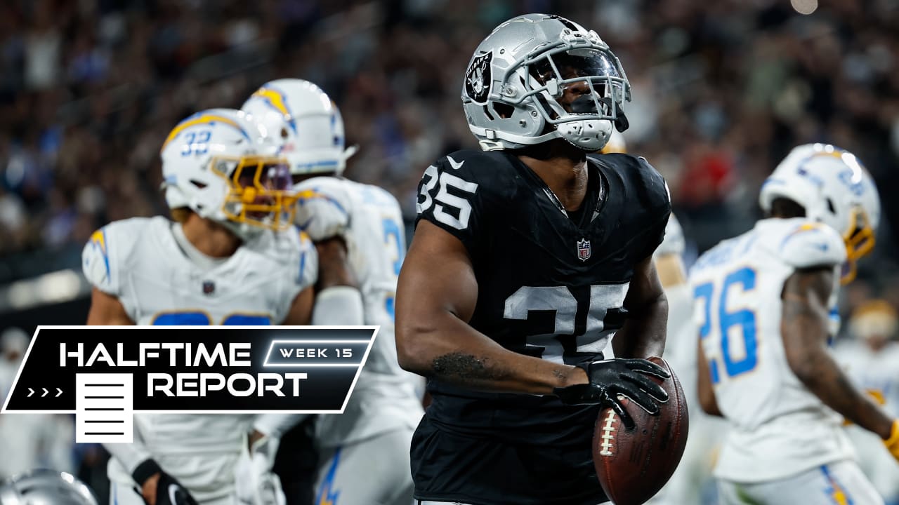 Las Vegas Raiders Dominate Los Angeles Chargers 420 in First Half