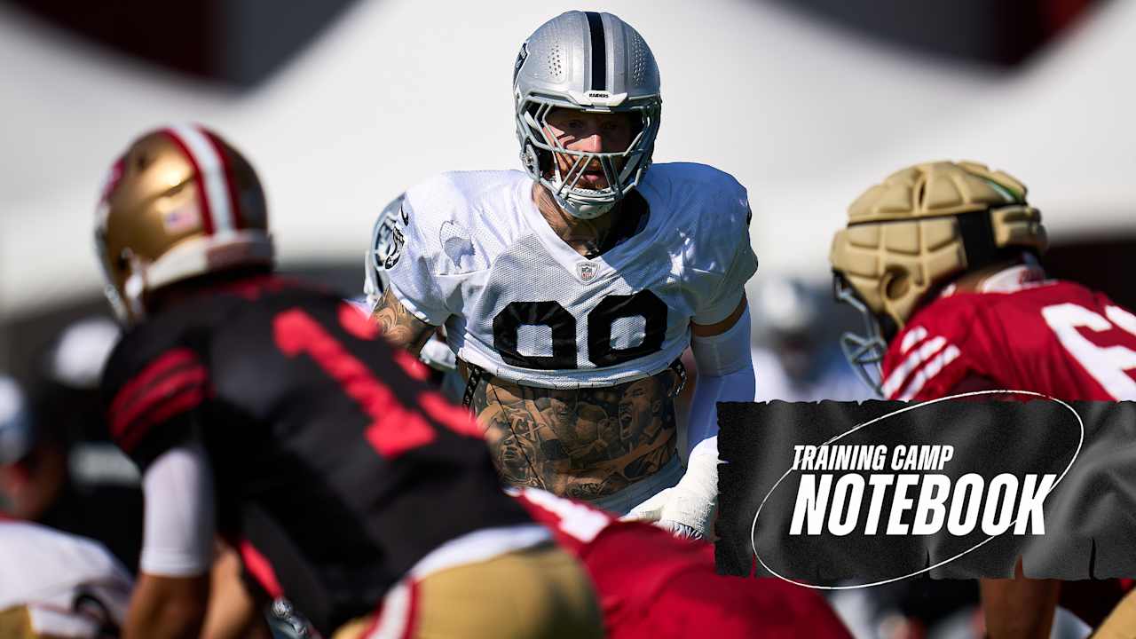 Jakobi Meyers, Maxx Crosby set the tone in joint practice with 49ers