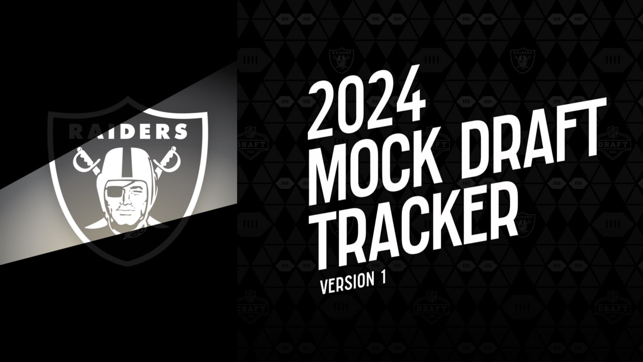 Raiders 2024 Mock Draft Tracker 1.0: What will the Silver and Black do with  No. 13 overall pick?