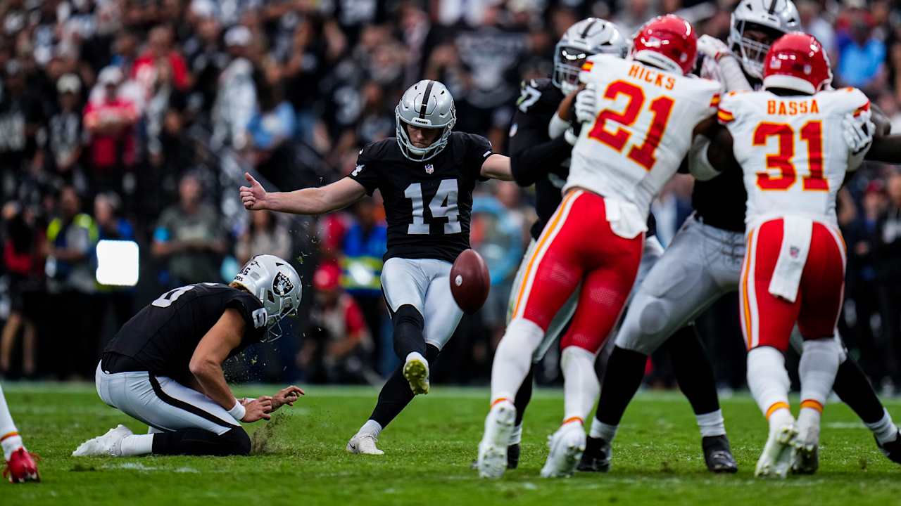 Raiders 2026 Week 4 Highlights vs. Kansas City Chiefs | Matt Gay 48 ...