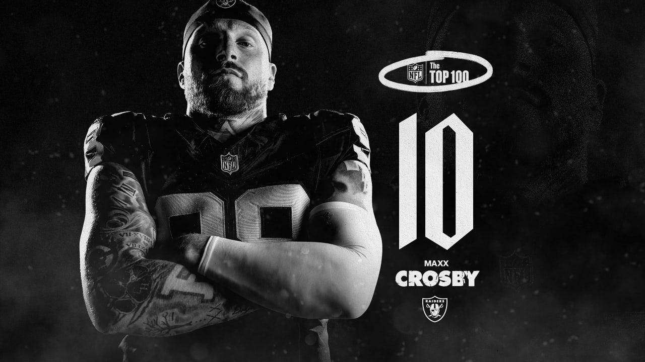 Maxx Crosby claims No. 10 spot on the NFL’s Top 100 Players of 2024