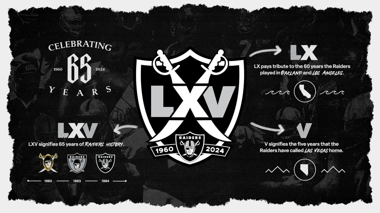 Raiders reveal 65th season logo