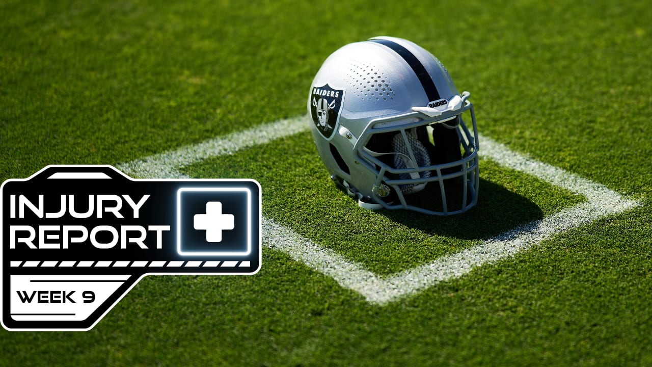 RaidersGiants Week 9 Injury Report BVM Sports