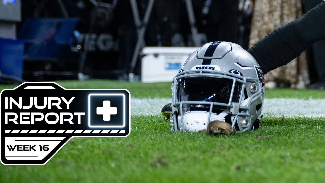 RaidersChiefs Week 16 Injury Report Michael Mayer, Jesper Horstead