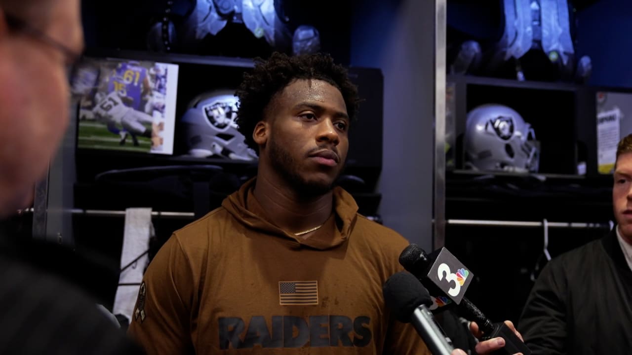 Malcolm Koonce talks to the media prior to Week 16 vs. Chiefs | 2023 ...