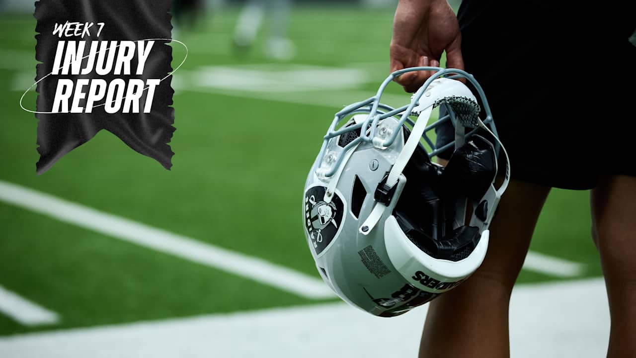 Raiders-Chiefs Week 7 Injury Report: Brock Bowers listed as doubtful ...