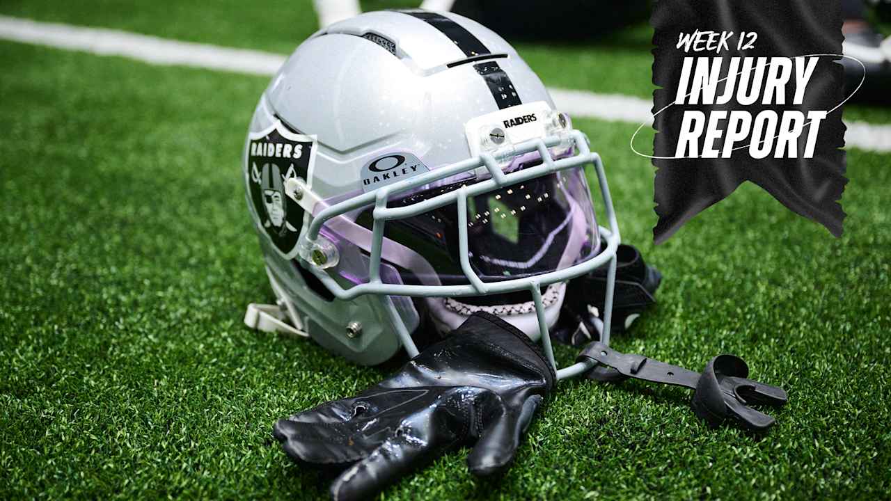 RaidersBrowns Week 12 Injury Report