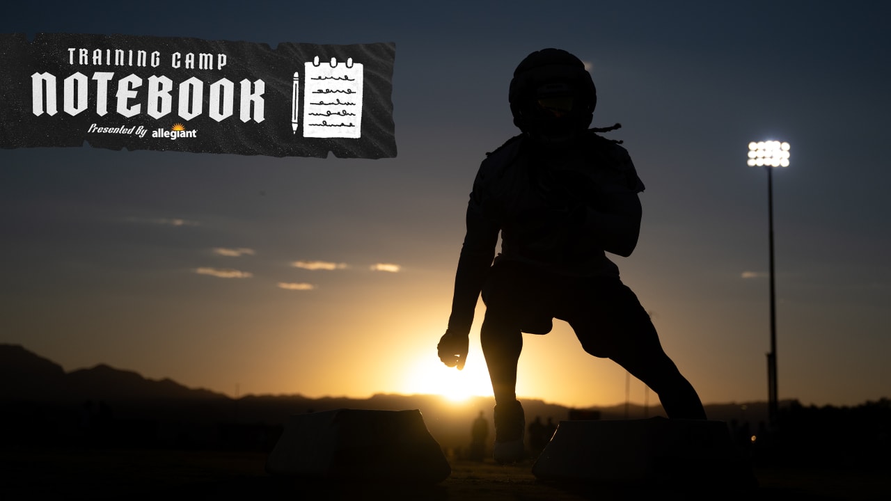 Training Camp Notebook 8/21: Raiders wrap their last practice of camp