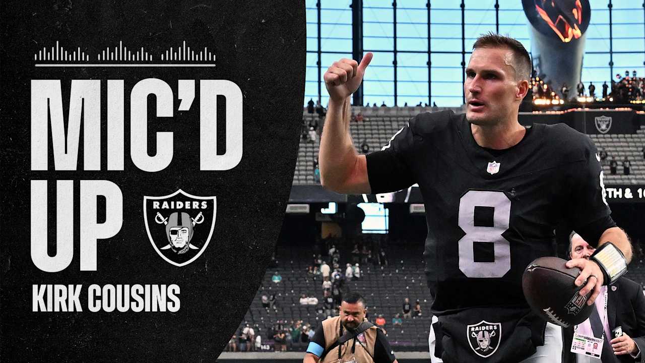Kirk Cousins mic'd up during Week 1 win over the Dolphins | 2026 NFL ...