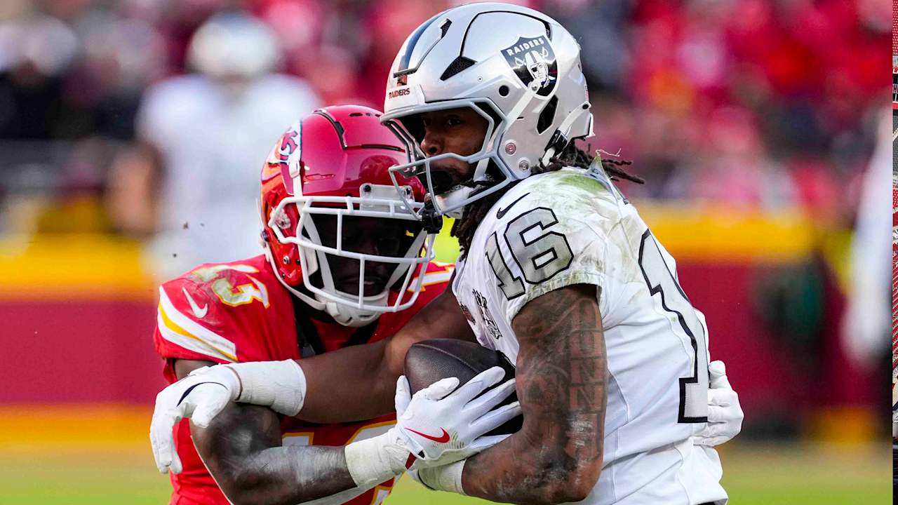 Raiders 2024 Week 13 Highlights vs. Kansas City Chiefs Jakobi Meyers