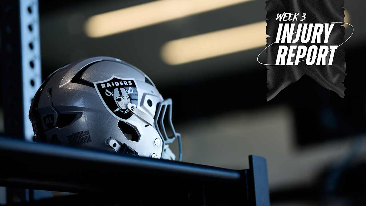 Raiders-Commanders Week 3 Injury Report – Raiders.com