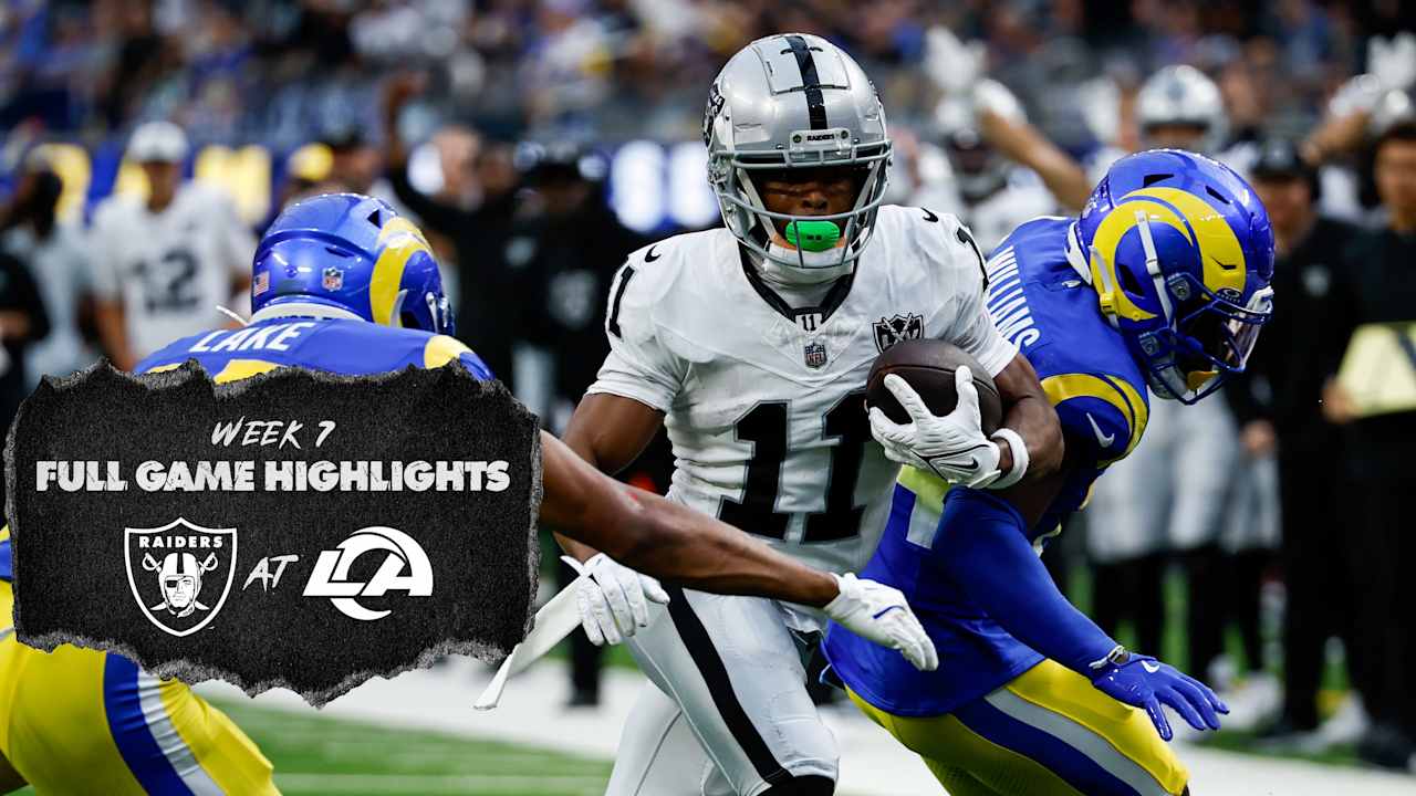 Raiders 2024 Week 7 Highlights vs. Los Angeles Rams Full game