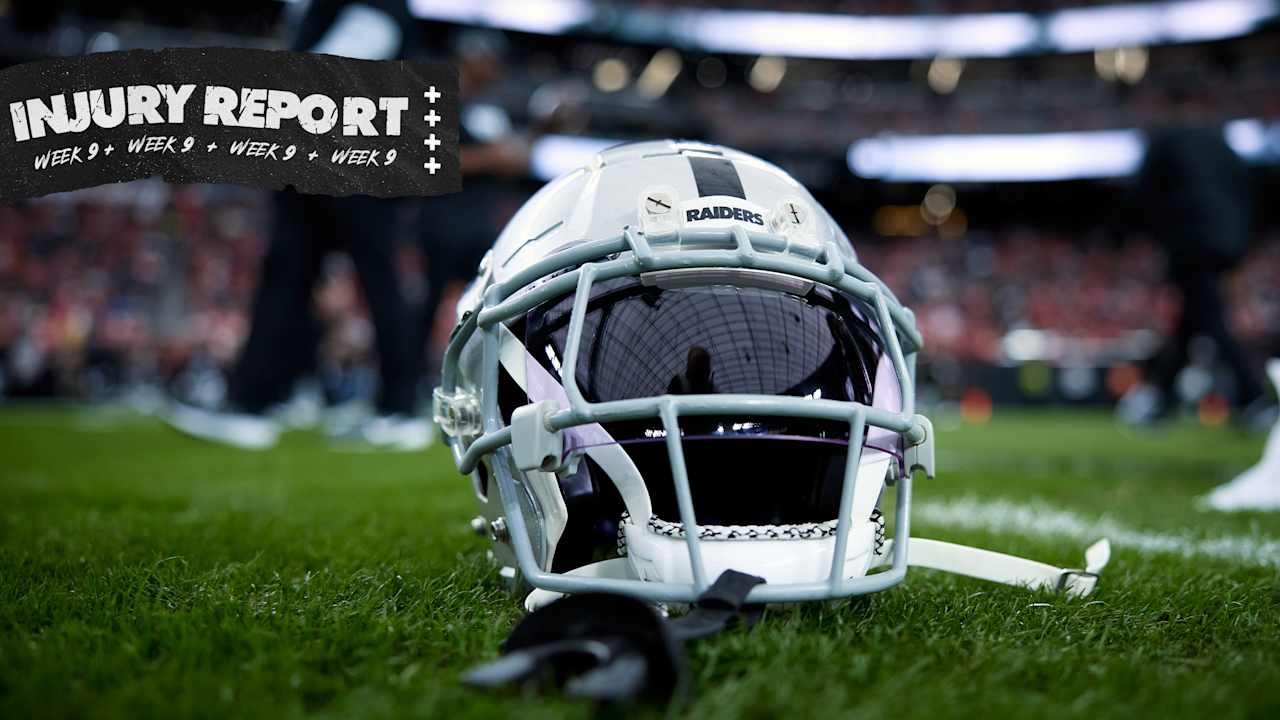 Raiders-Bengals Week 9 Injury Report