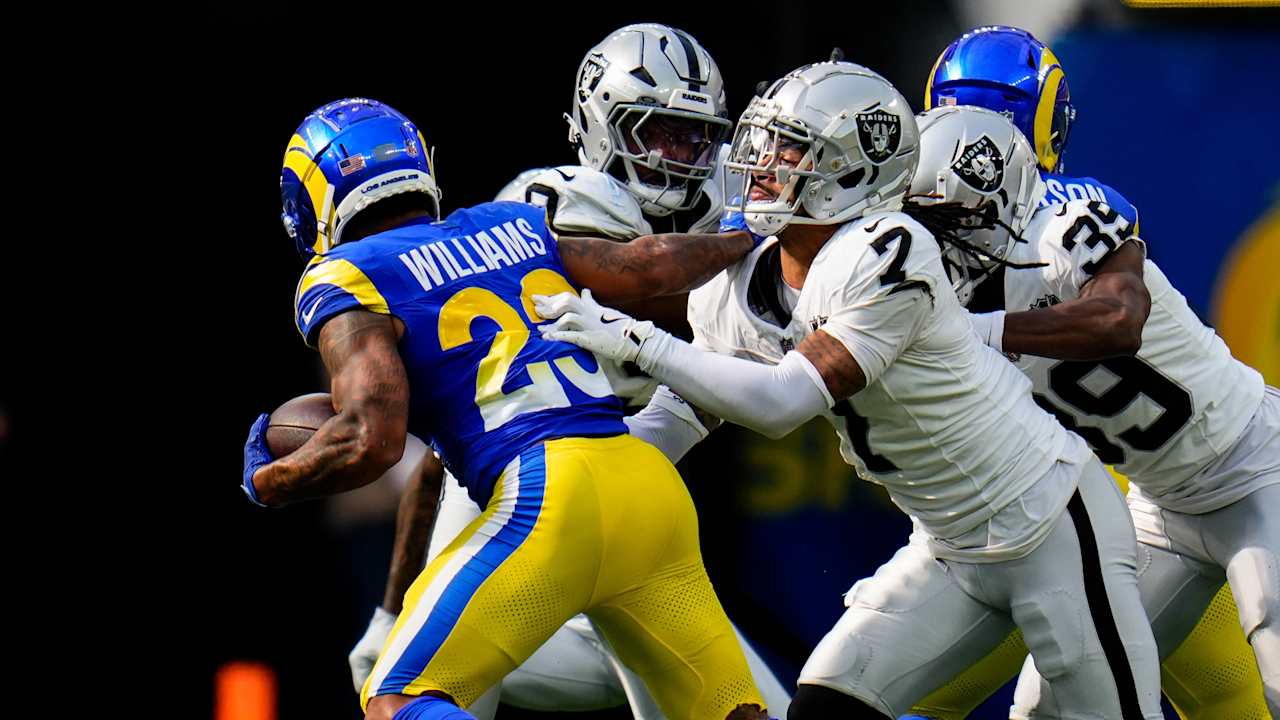 Raiders 2024 Week 7 Highlights vs. Los Angeles Rams Tre'von Moehrig