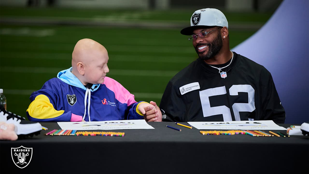 Las Vegas Raiders honor Intermountain Children’s Health through My Cause My Cleats initiative