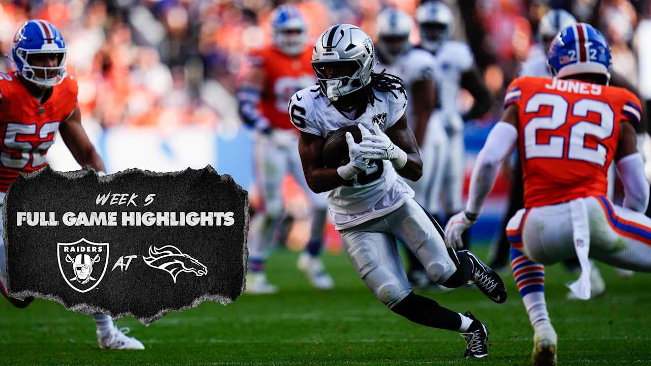 Raiders 2024 Week 5 Highlights vs. Denver Broncos Full game