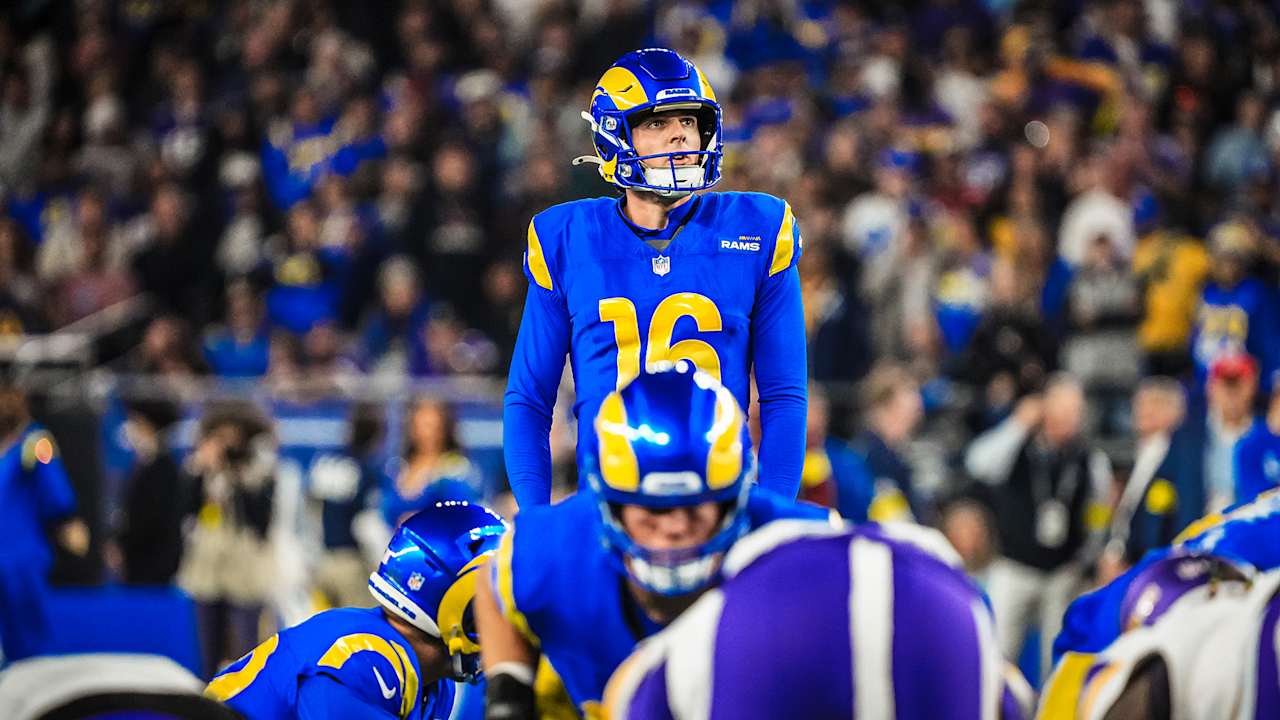 Joshua Karty field goal | Los Angeles Rams Highlights | Wild Card vs ...