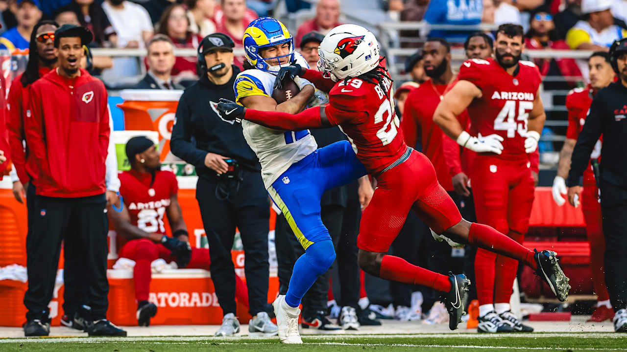 NFL: Puka Nacua contra os Cardinals (Foto: Los Angeles Rams)