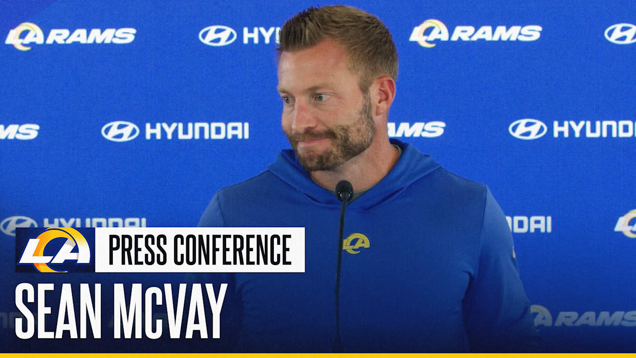 Los Angeles Rams Sean McVay press conference talks about injury updates,  Philadelphia Eagles' impact players ahead of Sunday's game & more
