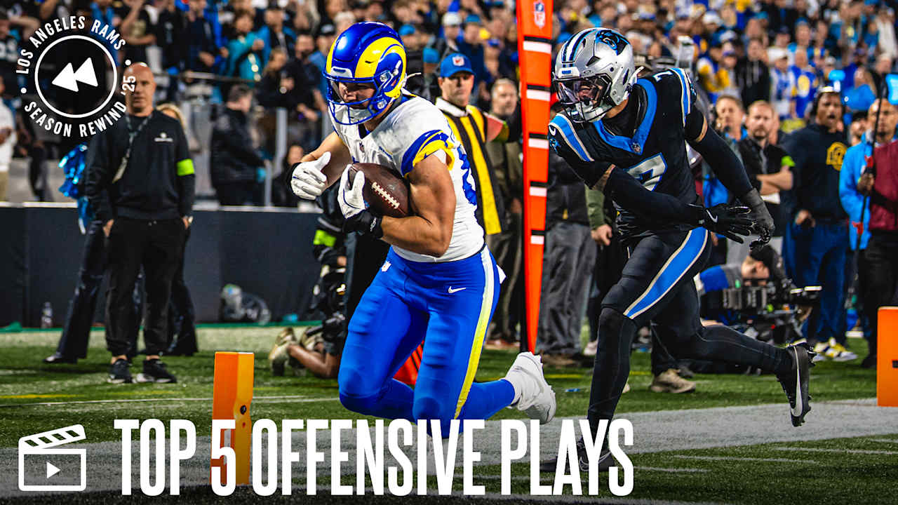 Top 5 offensive plays - Los Angeles Rams Highlights - Tight end Colby ...