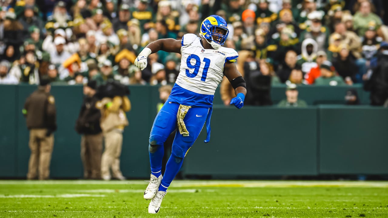 Los Angeles Rams Nose Tackle Kobie Turner Finds Packers Quarterback ...