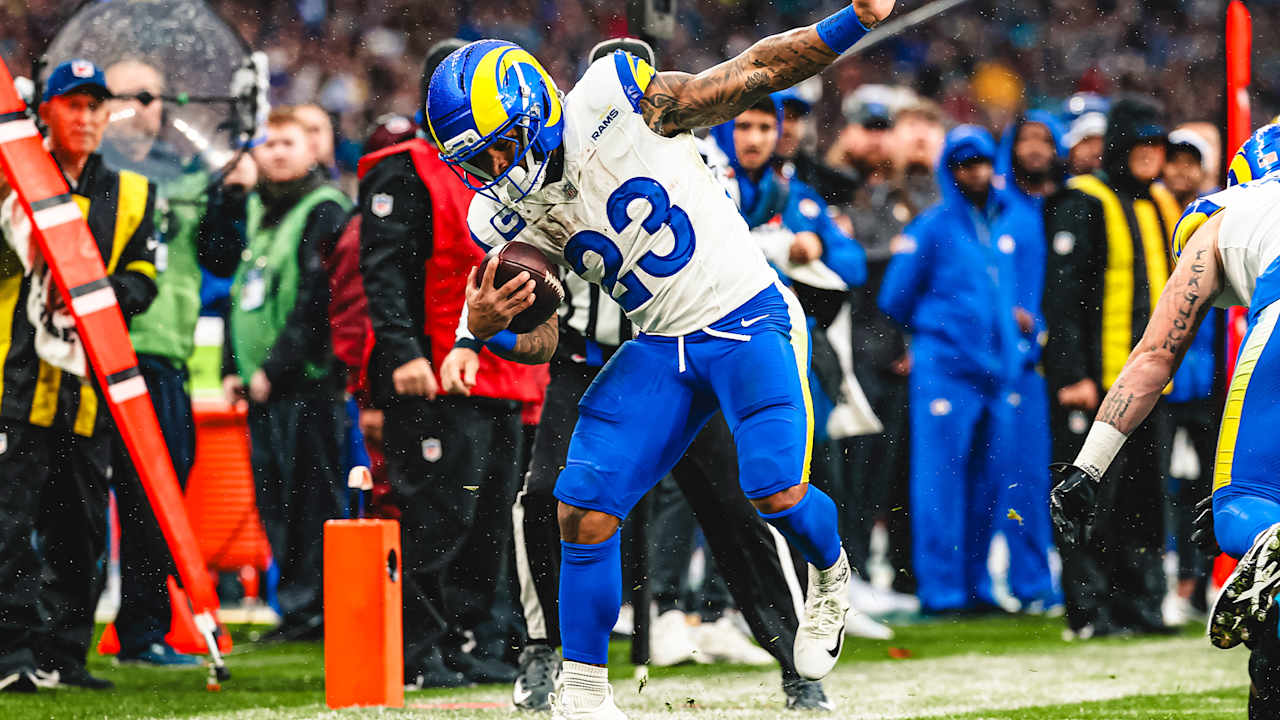 Kyren Williams 4th down conversion - Los Angeles Rams Highlights - Week ...