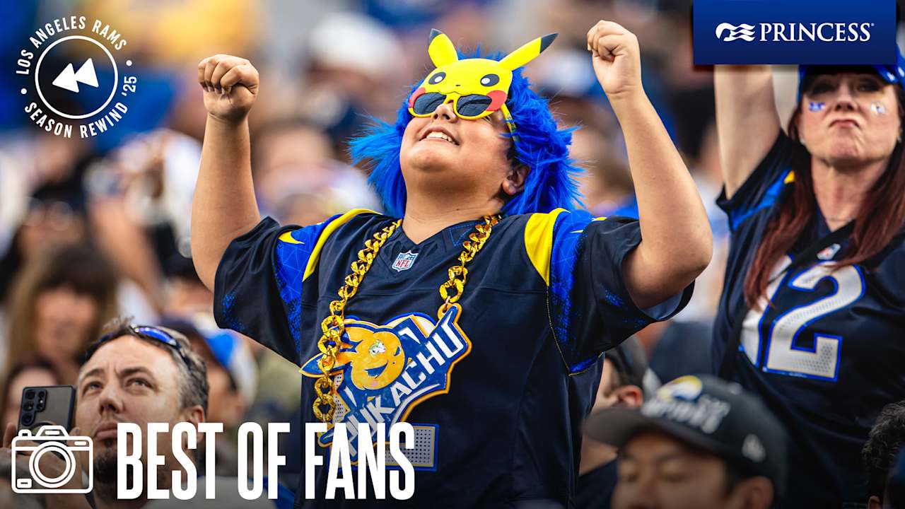 BEST PHOTOS: Repping the Rams' new Rivalries gear, waving playoff flags ...