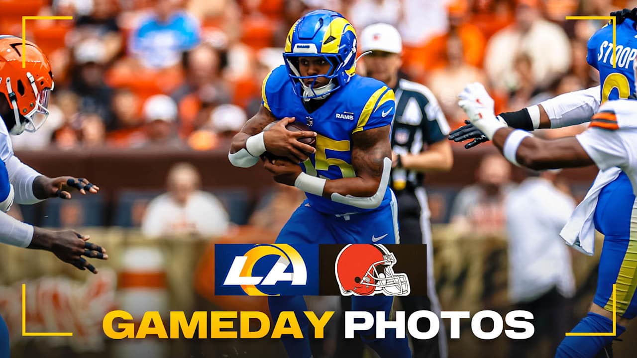 GAME PHOTOS: Rams face Cleveland Browns for preseason Week 3 at ...