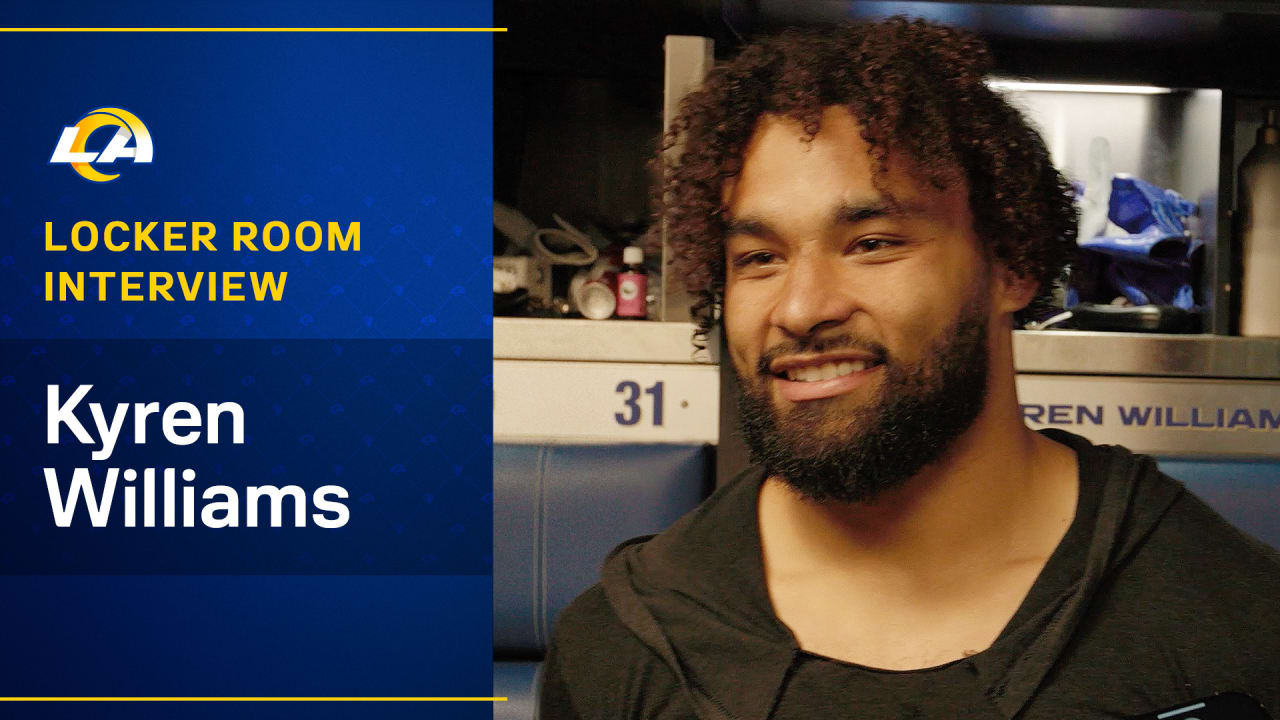 Los Angeles Rams Open Locker Room Running back Kyren Williams on his performance in Arizona