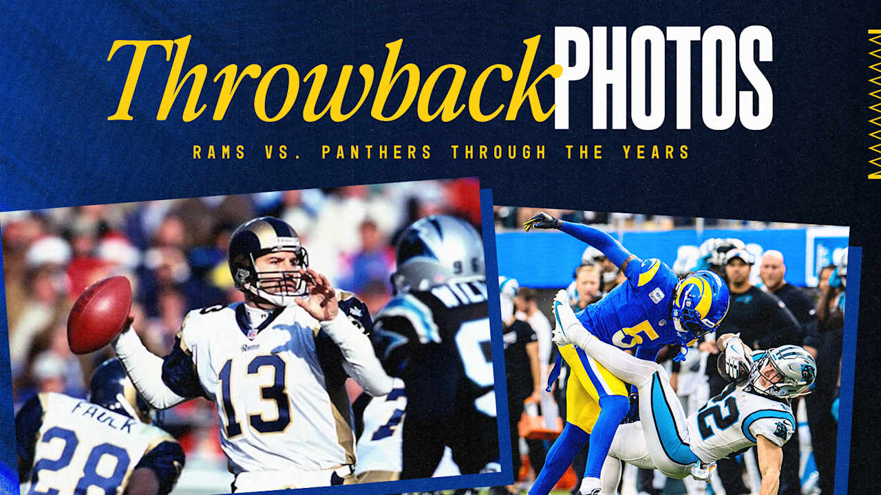 THROWBACK PHOTOS: Rams vs. Panthers through the years