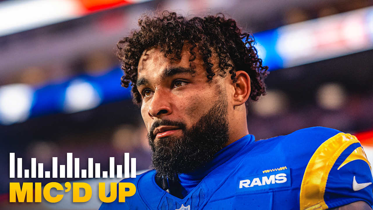 Kyren Williams Mic'd Up | Los Angeles Rams running back Kyren Williams ...