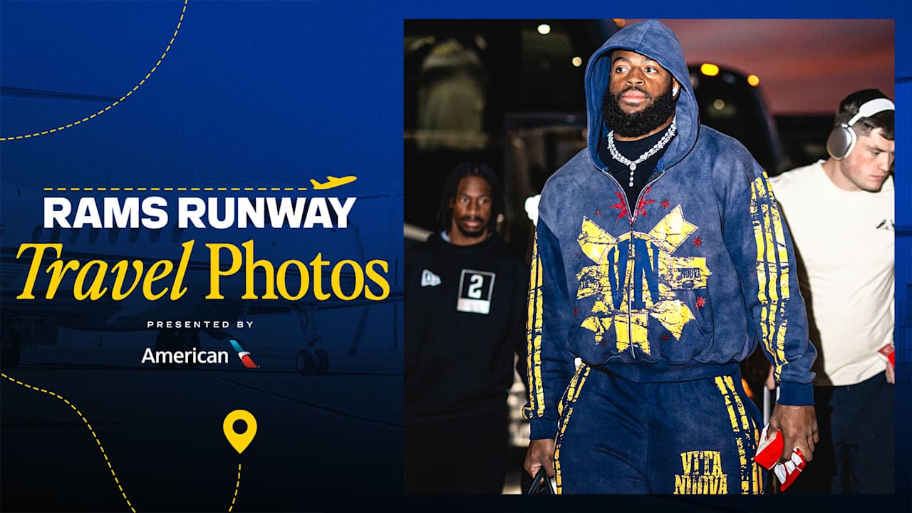 TRAVEL PHOTOS: Rams head north to face the 49ers on Thursday Night Football