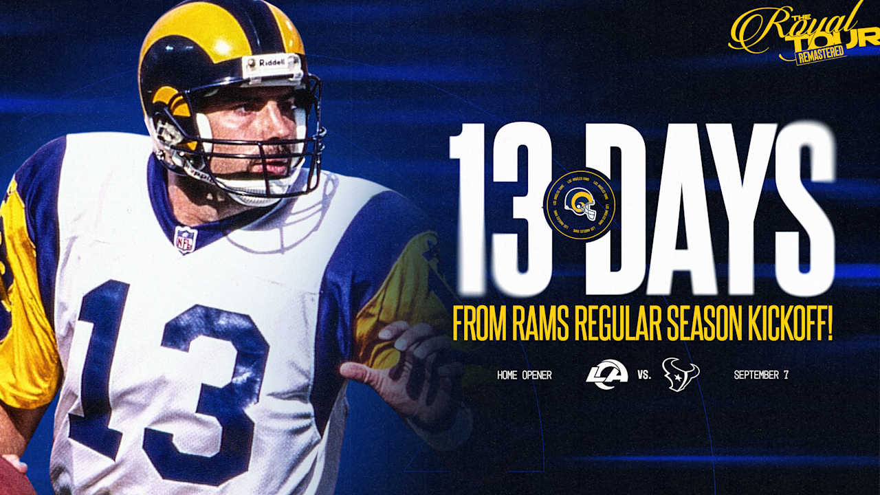 13 days to kickoff - Los Angeles Rams highlights - quarterback Kurt ...
