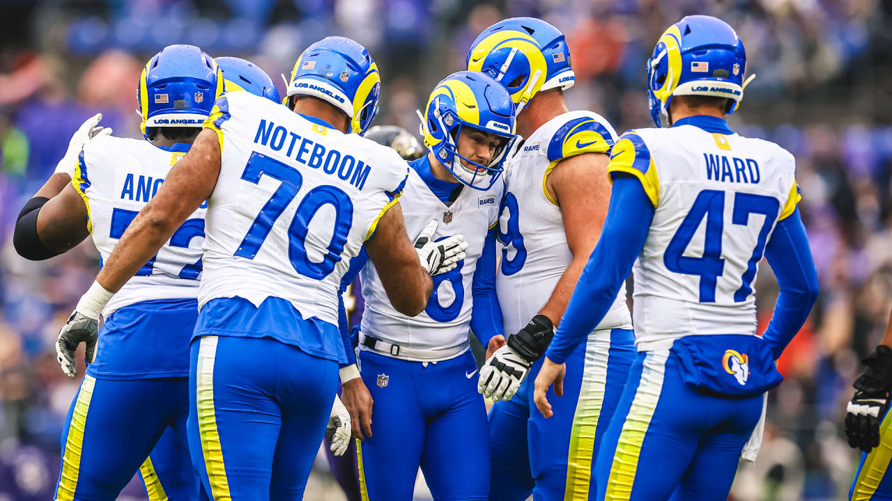 Los Angeles Rams kicker Lucas Havrisik drills 51yard FG late in first