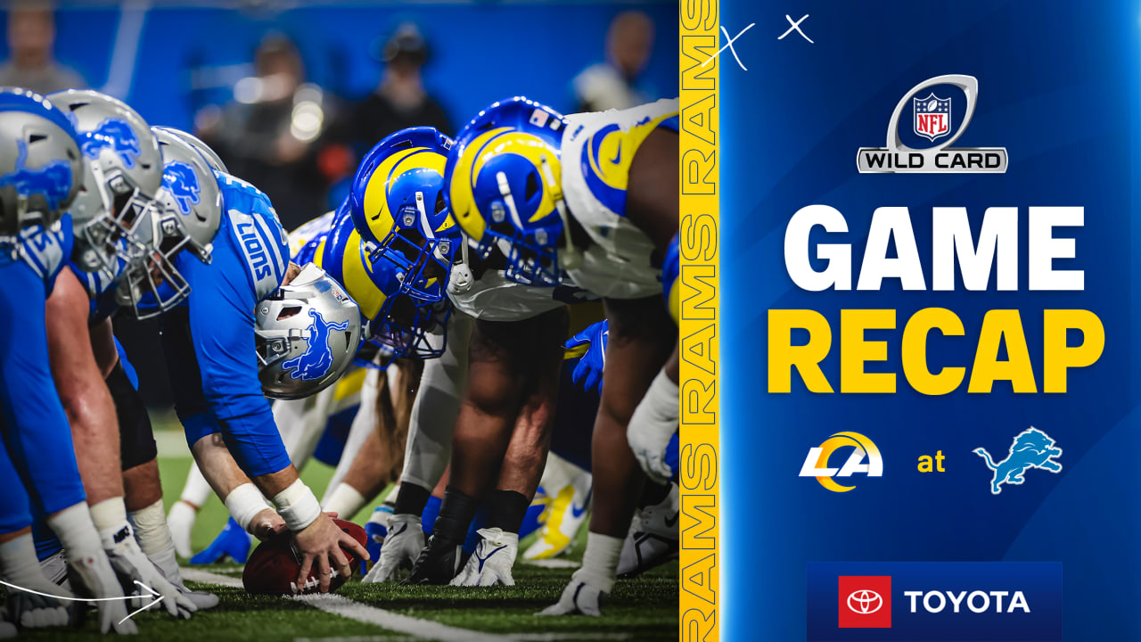 Game Recap Rams fall to Lions 2423 in Detroit in Wild Card Round of